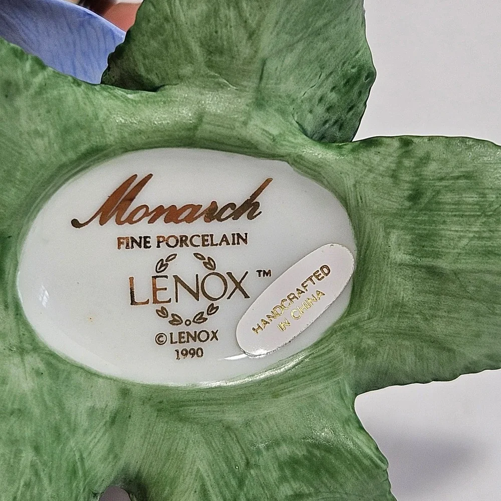 Lenox Nature's Beautiful Butterflies Fine Porcelain Monarch Butterfly Flower